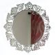 Handmade Silver Glass Round Decorative Venetian Wall Mirror